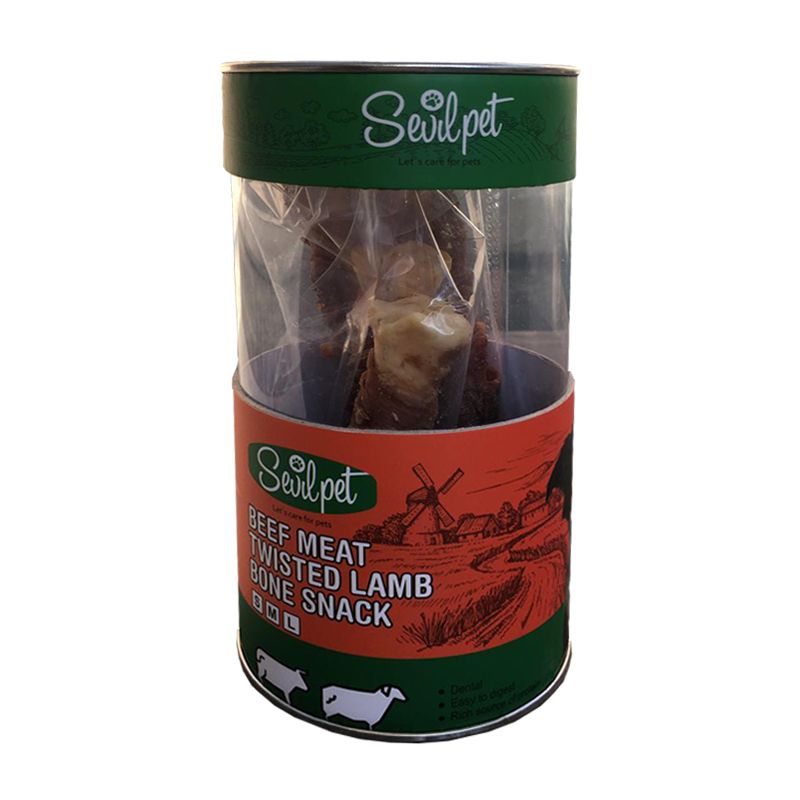 غذای تشویقی سگ سویل پت مدل twisted lamb bone وزن 160 گرم