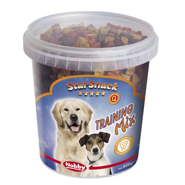غذای تشویقی سگ نوبی مدل training starsnack mix وزن 500 گرم