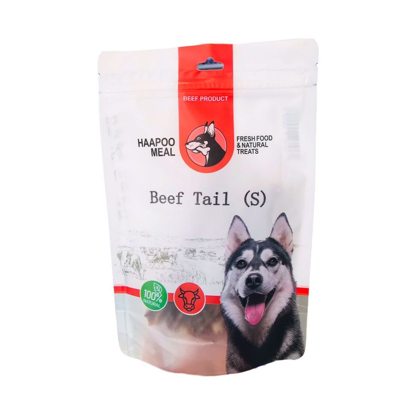 غذای تشویقی سگ هاپومیل مدل beef tail وزن 100 گرم