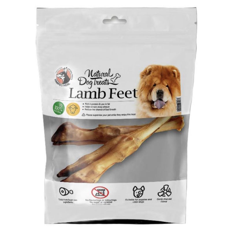 غذای تشویقی سگ هاپومیل مدل lamb feet وزن 140 گرم
