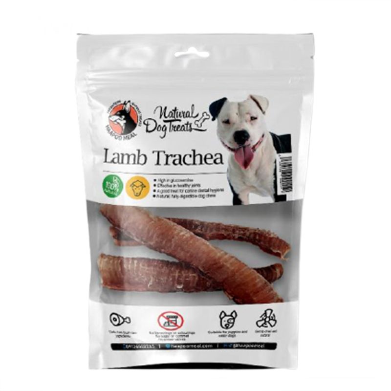 غذای تشویقی سگ هاپومیل مدل lamb trachea وزن 50 گرم