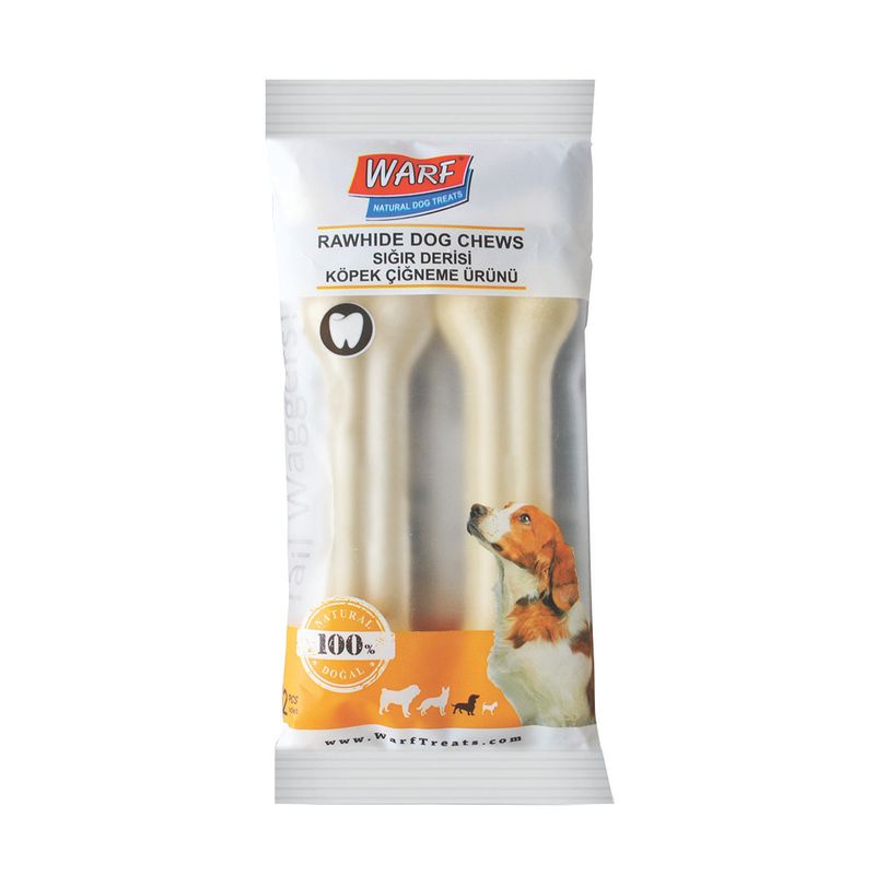 غذای تشویقی سگ وارف مدل white pressed rawhide bone s وزن 100 گرم
