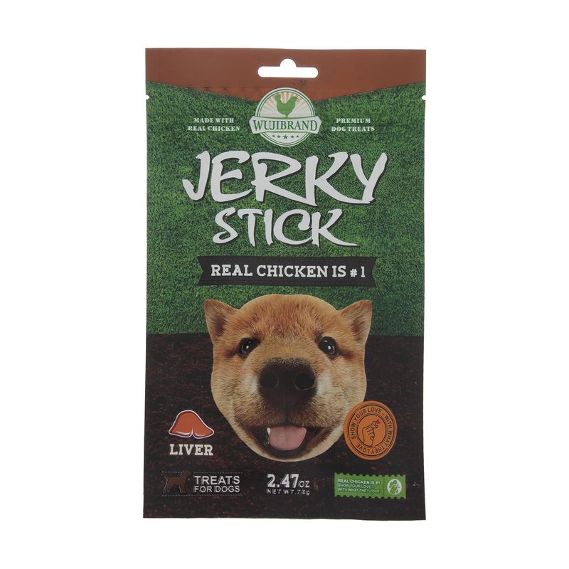 غذای تشویقی سگ ووجی برند jerky stick liver 905824 کد 1530 وزن 70 گرم