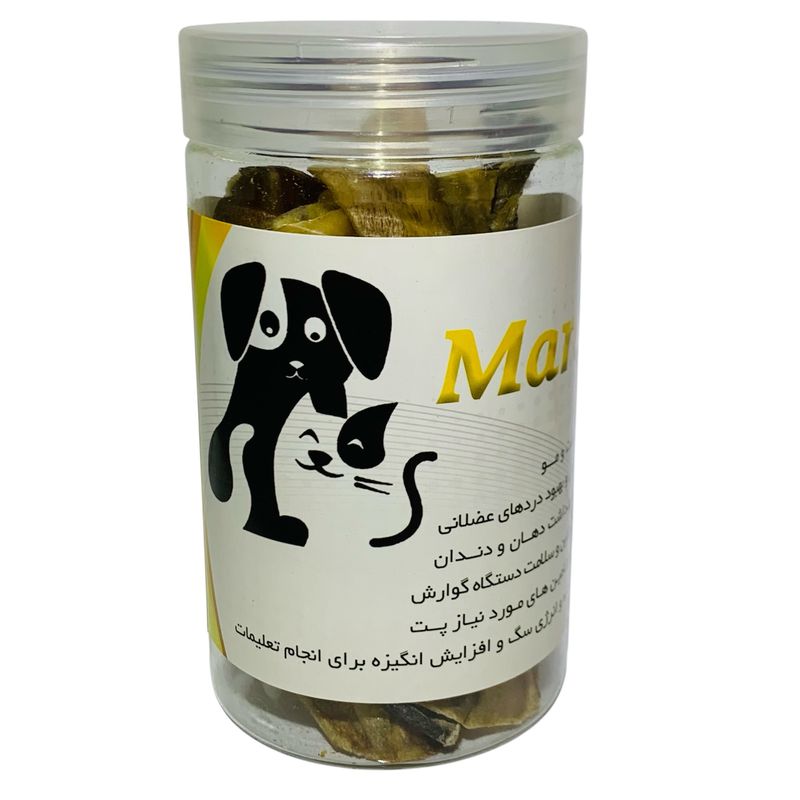 غذای تشویقی سگ پت ماردین مدل گوش بره بسته 8 عدد وزن 100گرم