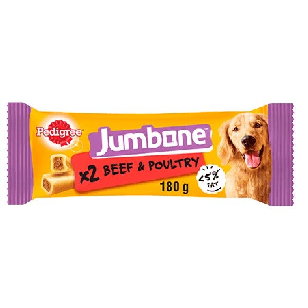 غذای تشویقی سگ پدیگری مدل jumbone وزن 180 گرم