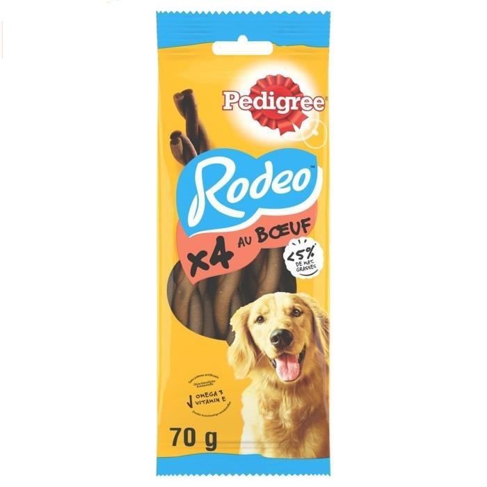 غذای تشویقی سگ پدیگری مدل rodeo وزن 70 گرم