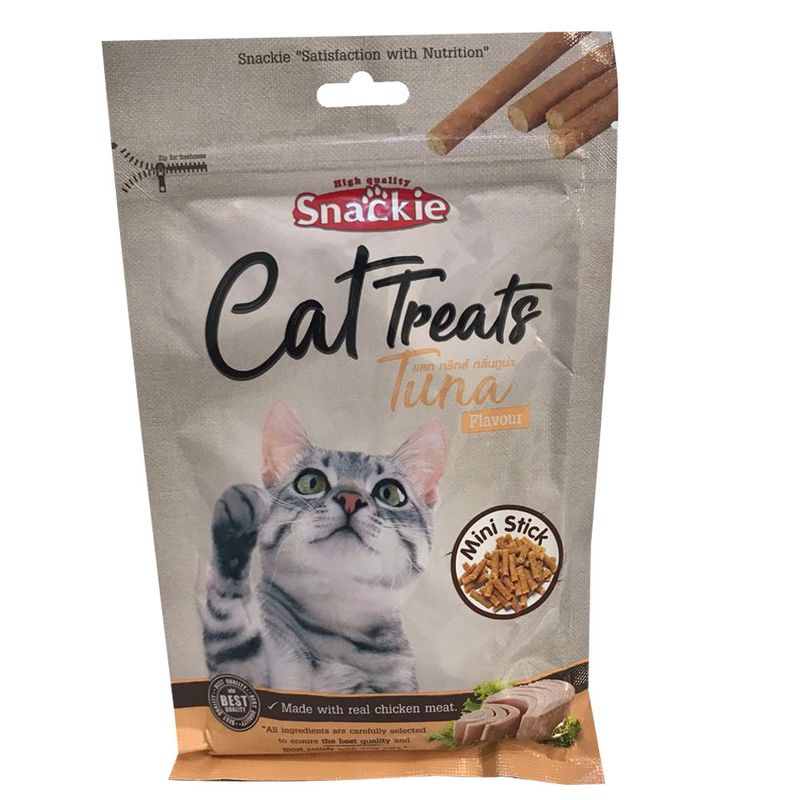 غذای تشویقی گربه اسنکی مدل tuna وزن 70 گرم