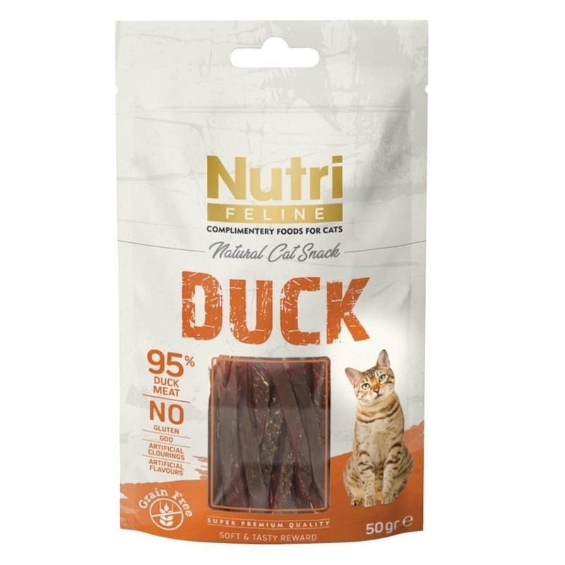 غذای تشویقی گربه نوتری مدل duck وزن 50 گرم