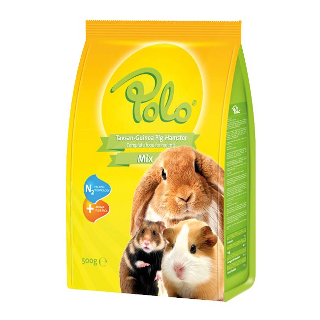 غذای جونده پولو مدل mix وزن 500 گرم