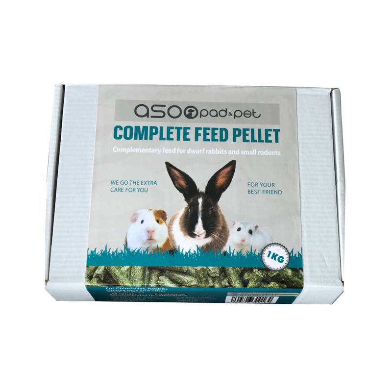 غذای جوندگان آسو پت مدل feed pellet وزن 1 کیلو گرم