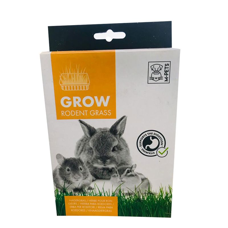 غذای جوندگان ام پتز مدل grow rodent grass وزن 70 گرم
