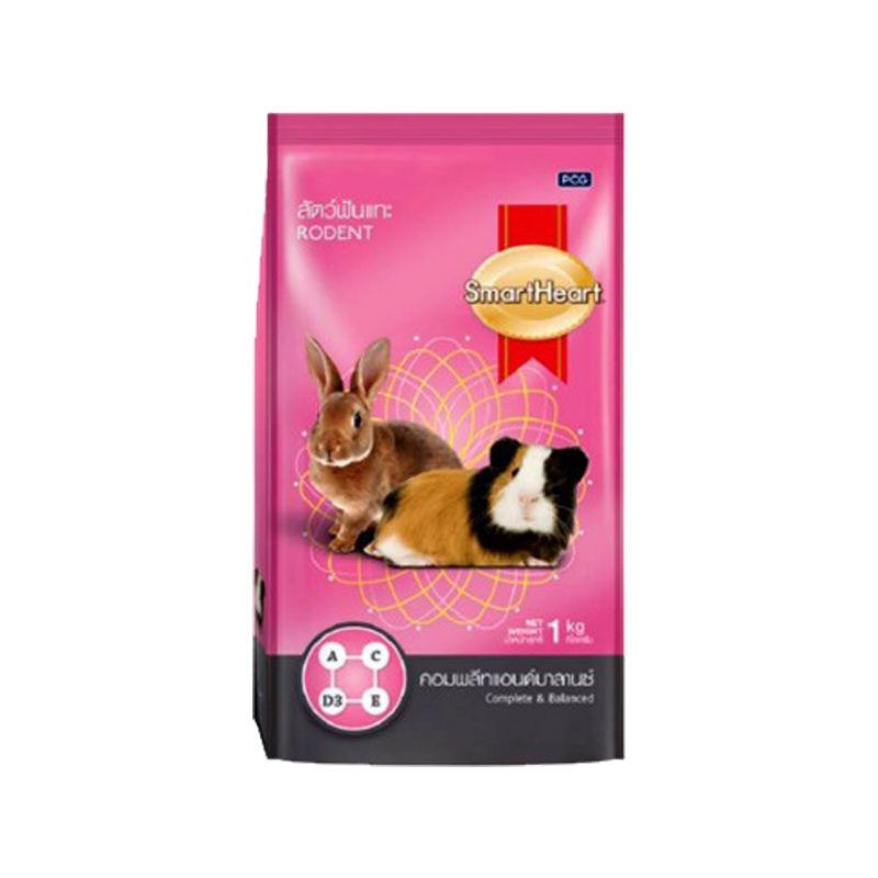 غذای خشک خرگوش و خوکچه هندی اسمارت هارت مدل rodent وزن 1 کیلوگرم