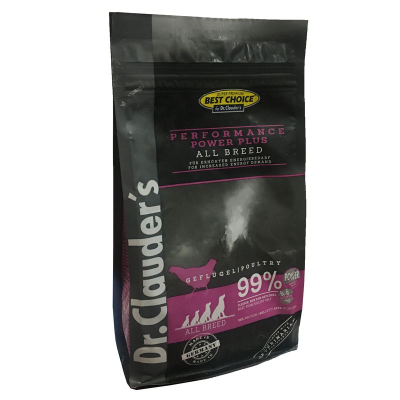 غذای خشک دکتر کلادرز مدل performance power plus وزن 350 گرم