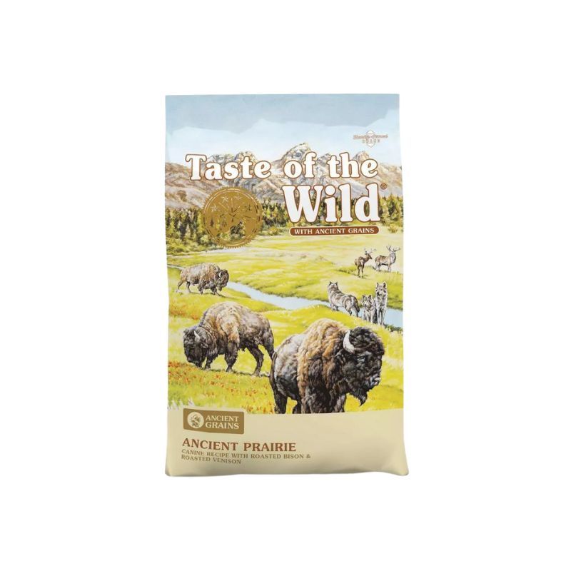غذای خشک سگ تیست آف ویلد مدل ancient prairie وزن 2.27 کیلوگرم