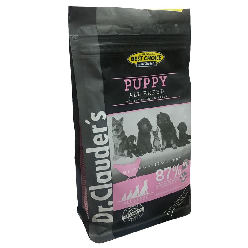 غذای خشک سگ دکتر کلادرز مدل puppy 87 وزن 350 گرم