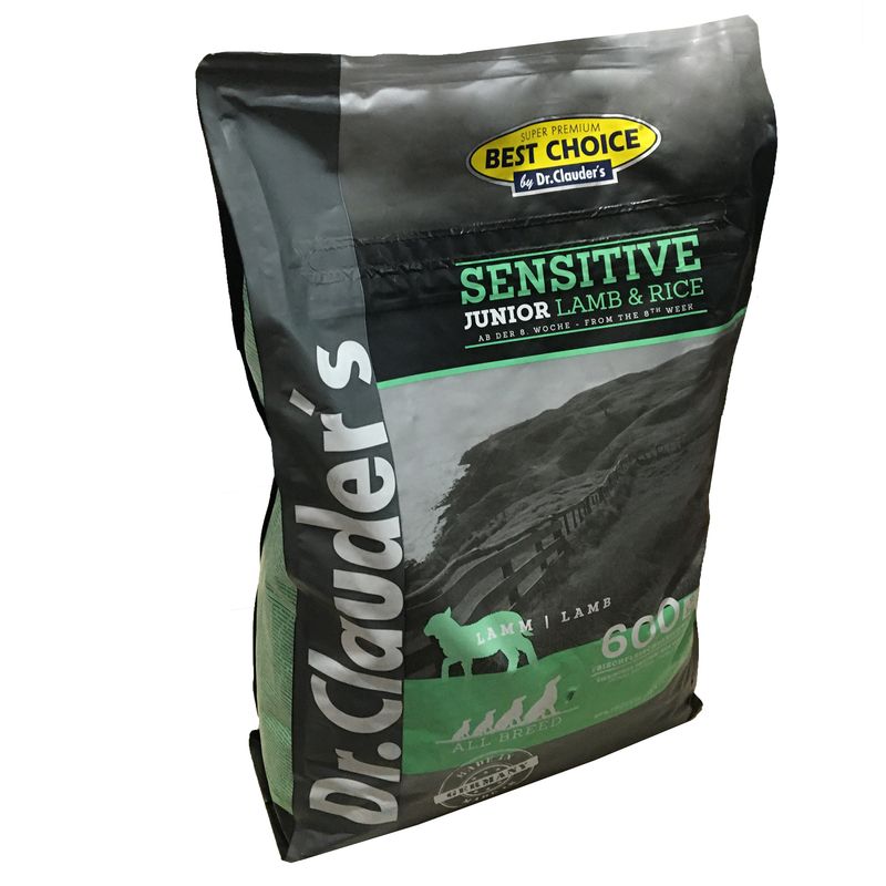 غذای خشک سگ دکتر کلادرز مدل sensitive adult lamb & rice 600 وزن 4 کیلوگرم