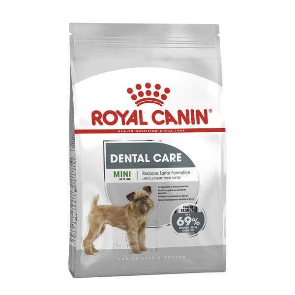 غذای خشک سگ رویال کنین مدل mini dental care وزن 3 کیلوگرم