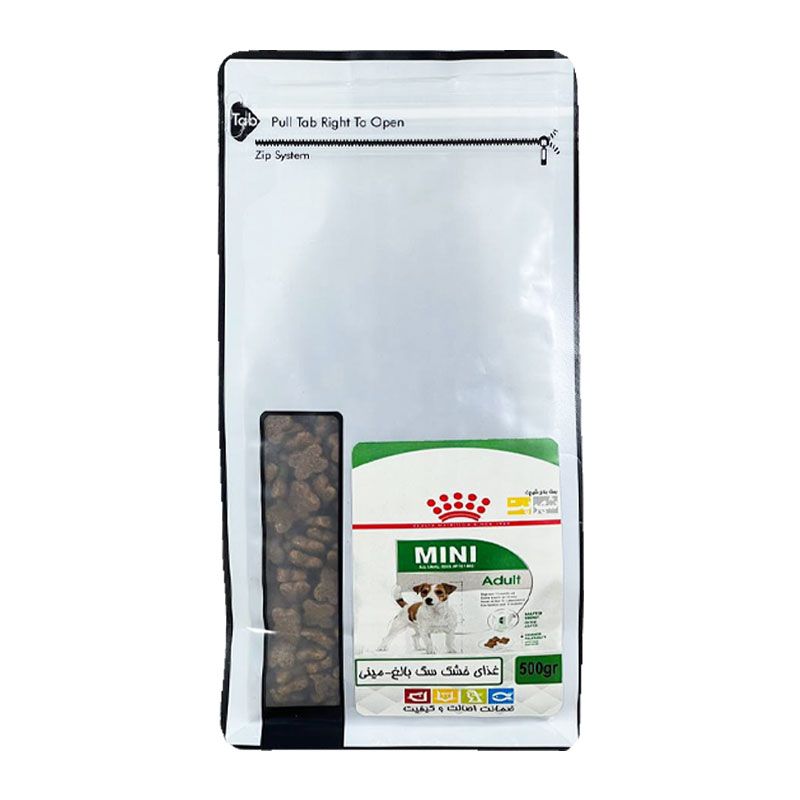 غذای خشک سگ شهرپت مدل royal canin mini adult وزن 500 گرم