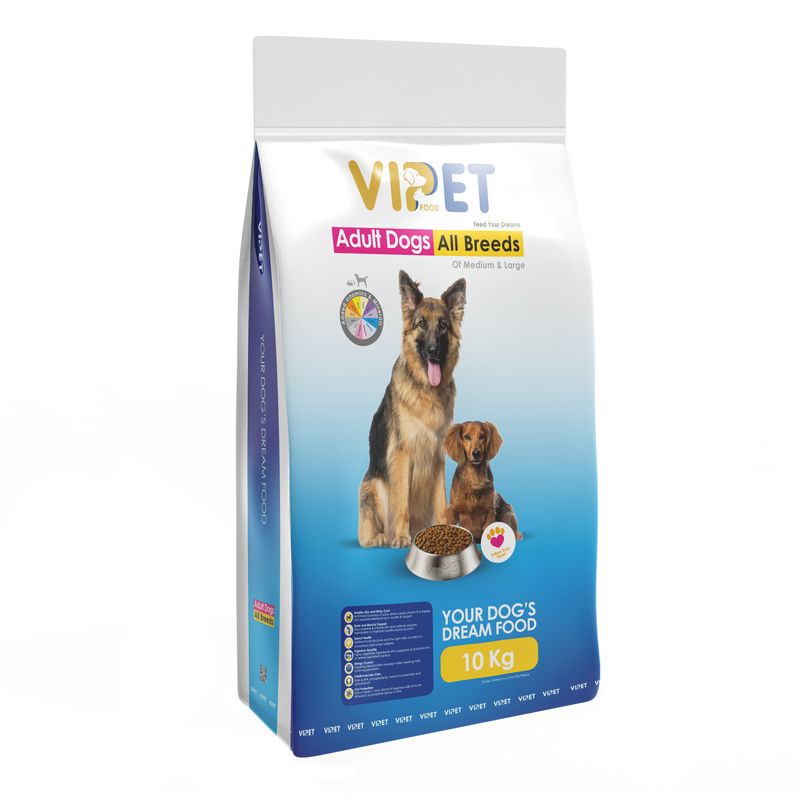 غذای خشک سگ وی پت مدل adult all breed وزن 10 کیلوگرم