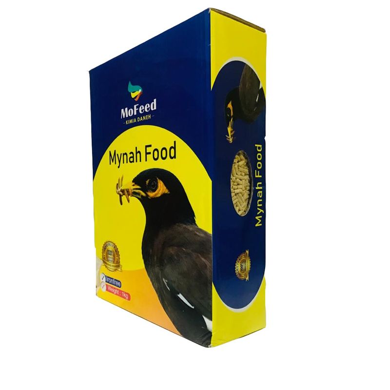 غذای خشک مرغ مینا مدل pelleted وزن 1 کیلو گرم