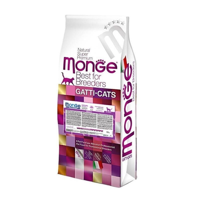 غذای خشک گربه بالغ مونژه مدل monge indoor chicken طعم مرغ وزن 10 کیلوگرم