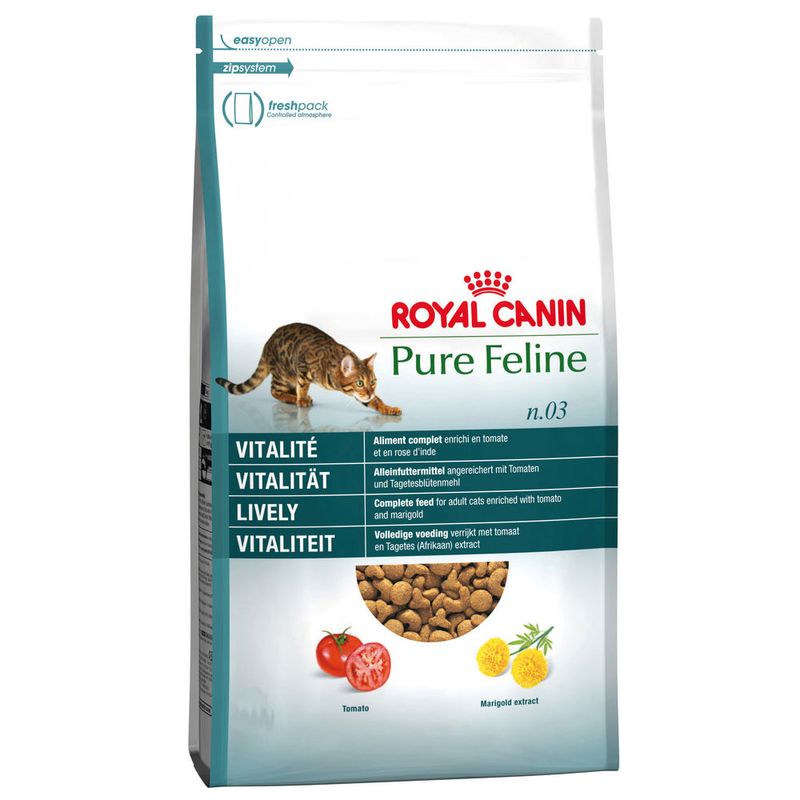 غذای خشک گربه رویال کنین مدل pure feline وزن 1_5 کیلوگرم