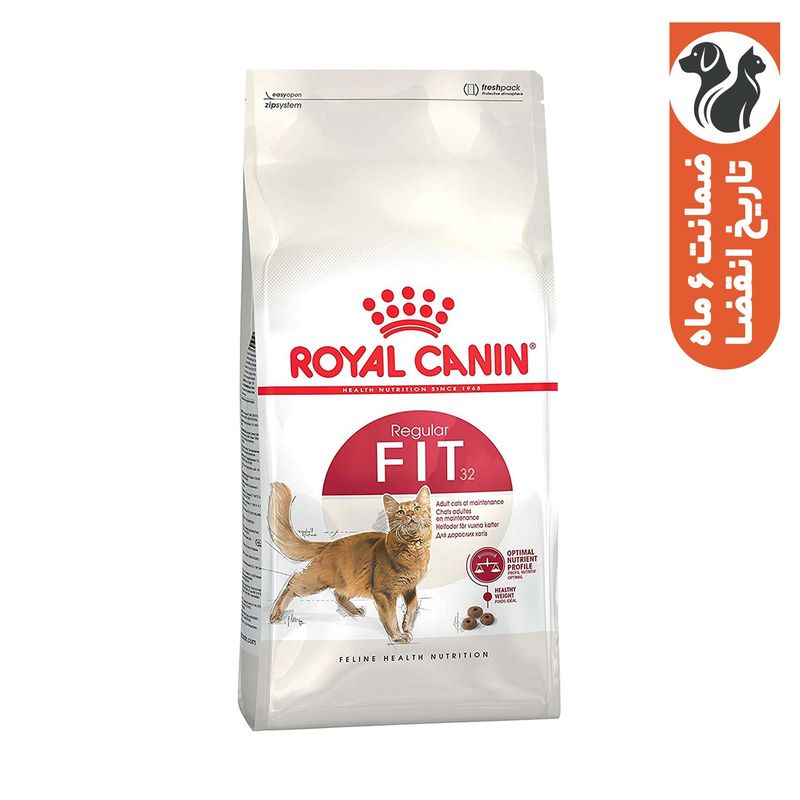 غذای خشک گربه رویال کنین مدل regular fit 32 وزن 400 گرم