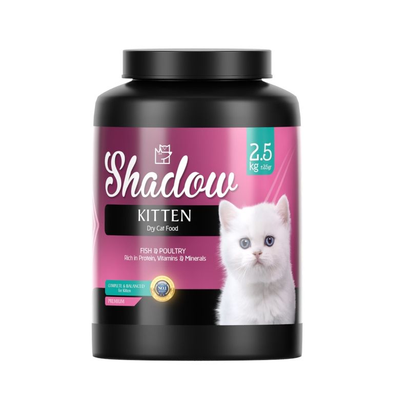 غذای خشک گربه شدو مدل kitten وزن 2.5 کیلوگرم