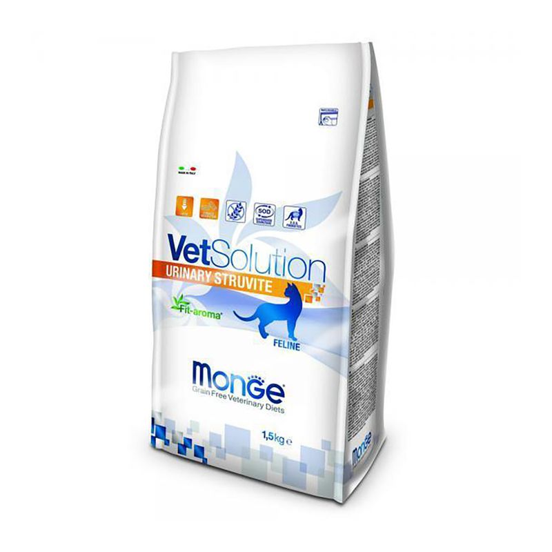 غذای خشک گربه مونژه مدل monge urinary struvite مناسب سنگ کلیه وزن 1.5 کیلوگرم