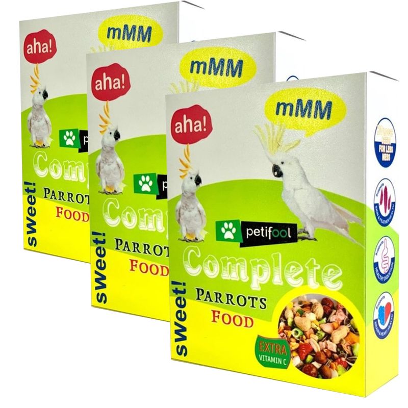 غذای طوطی سانان پتی فول کد sparp750 وزن 750 گرم بسته 3 عددی