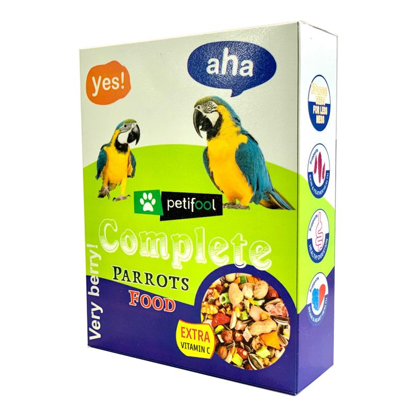 غذای طوطی سانان پتی فول کد vbparp750 وزن 750 گرم