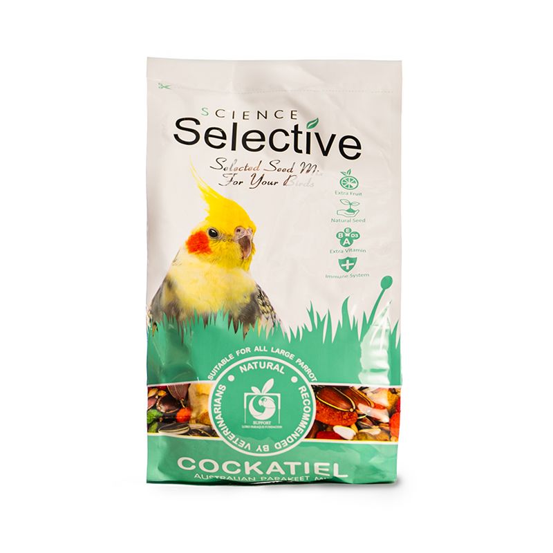 غذای عروس هلندی سلکتیو مدل cockatiel وزن 1 کیلوگرم