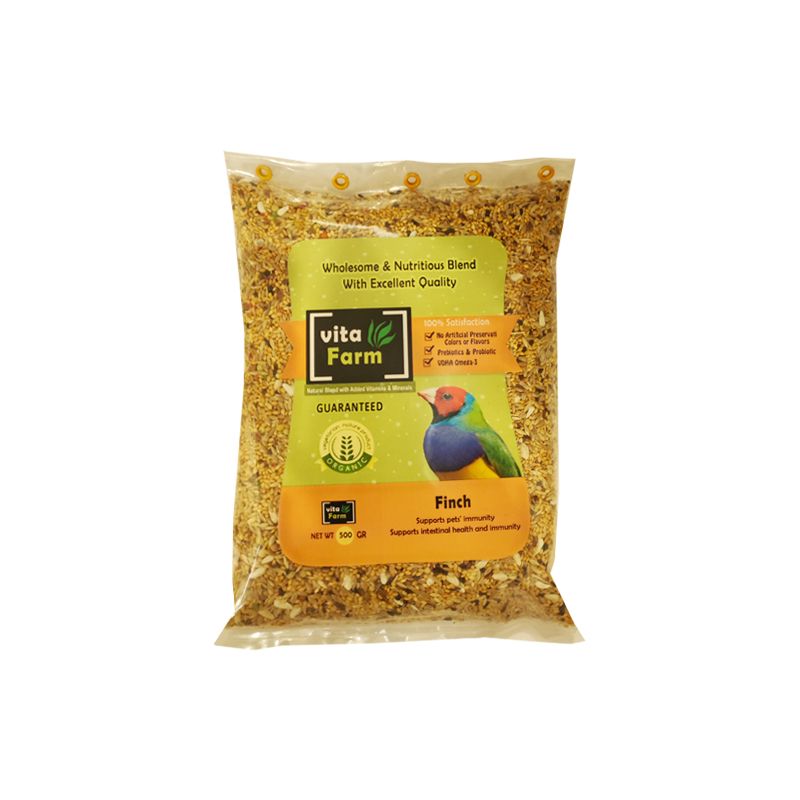 غذای فنچ ویتافارم مدل ویتامینه finch وزن 500 گرم