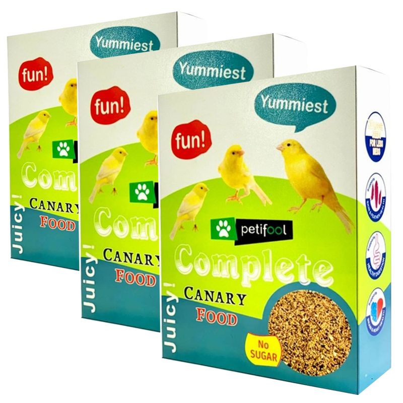 غذای قناری پتی فول کد pcan1 وزن 1000 گرم بسته 3 عددی