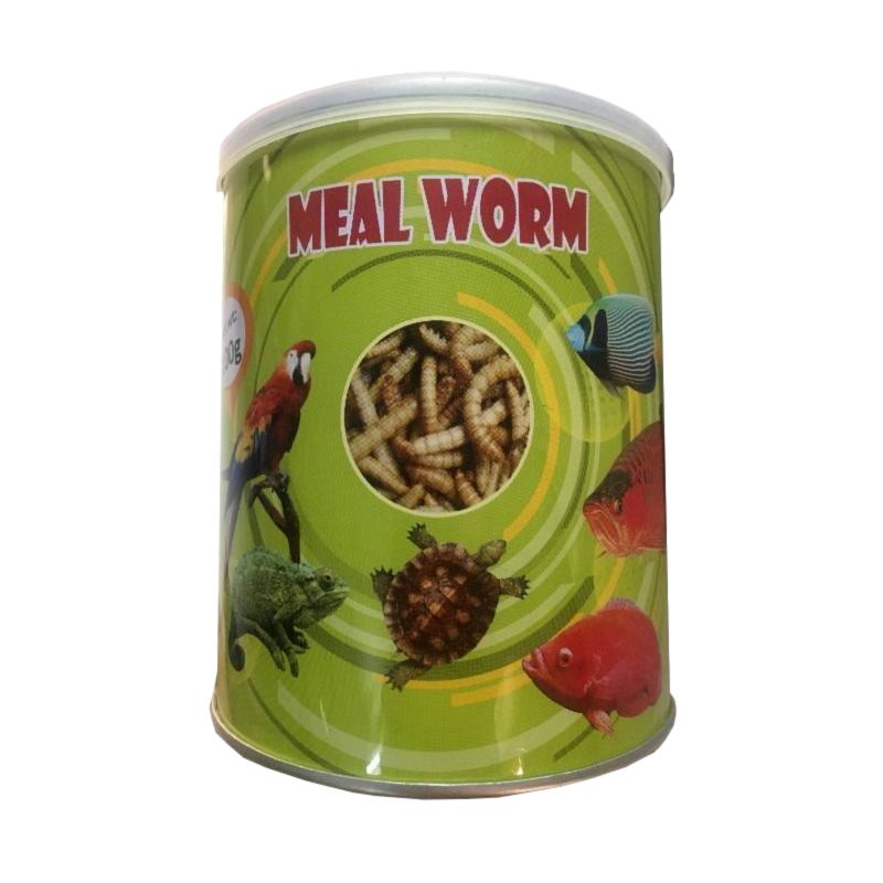 غذای ماهی آکواریوم آکوا مدل meal worm وزن 100 گرم