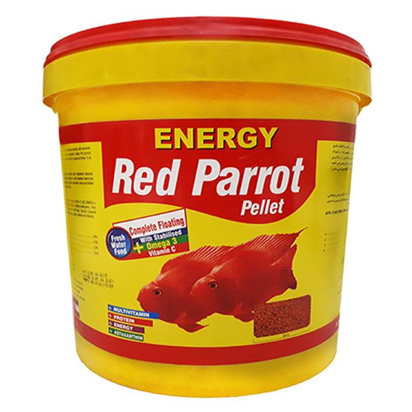 غذای ماهی انرژی مدل red parrot وزن 3000 گرم