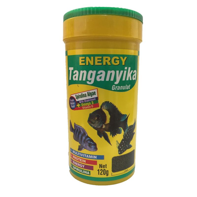 غذای ماهی انرژی مدل tanganyika granulatوزن 120گرم
