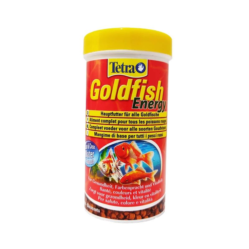 غذای ماهی تترا مدل goldfish energy وزن 34 گرم