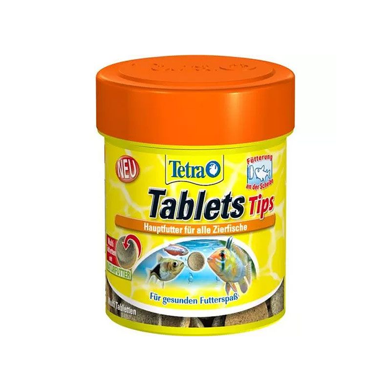 غذای ماهی تترا مدل tablets tips بسته 75 عددی
