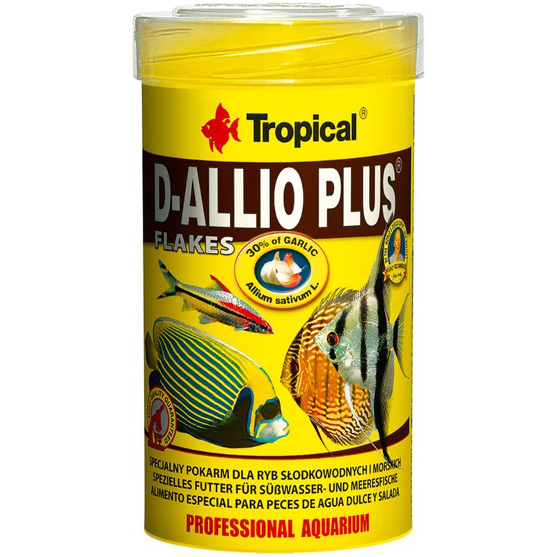 غذای ماهی تروپیکال مدل d allio plus وزن 20 گرم