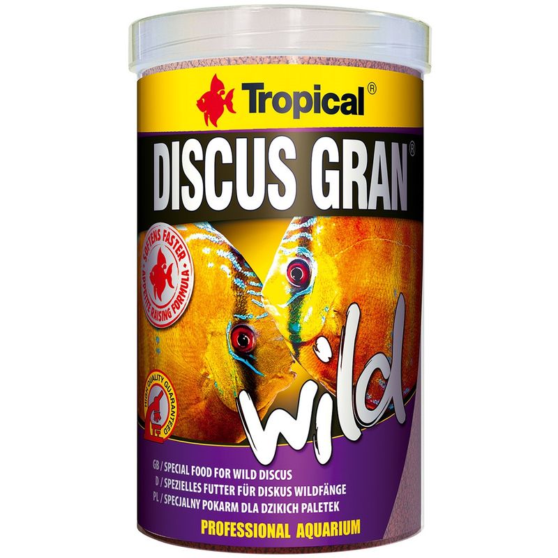 غذای ماهی تروپیکال مدل discus gran wild وزن 440 گرم