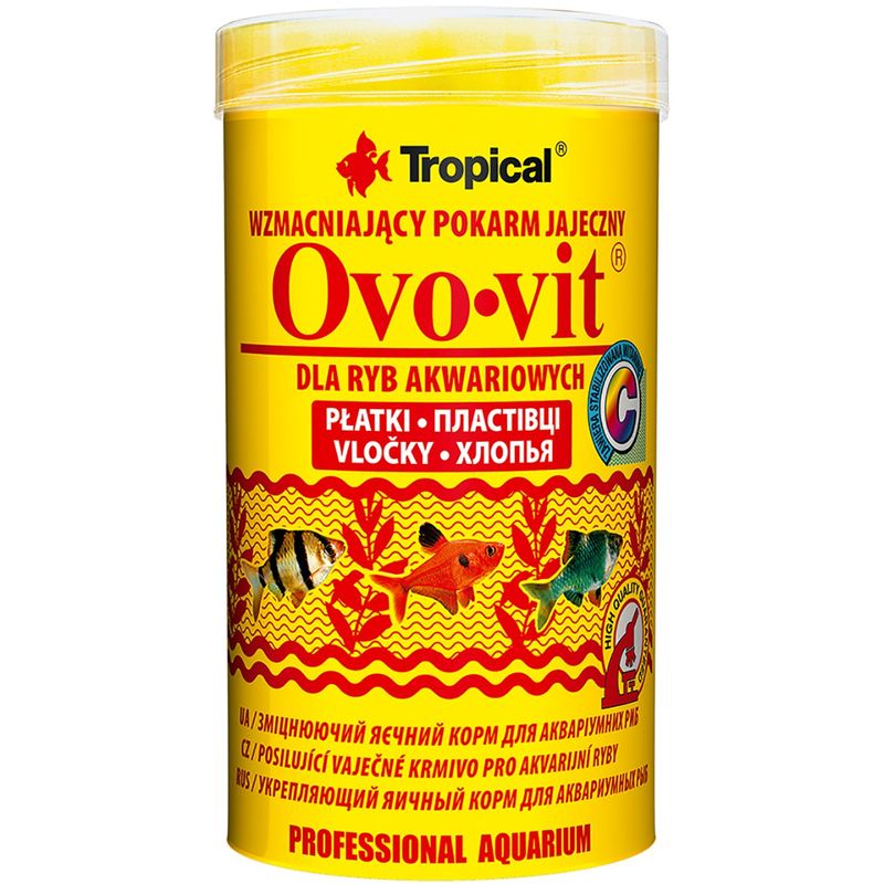 غذای ماهی تروپیکال مدل ovo vit وزن 50 گرم