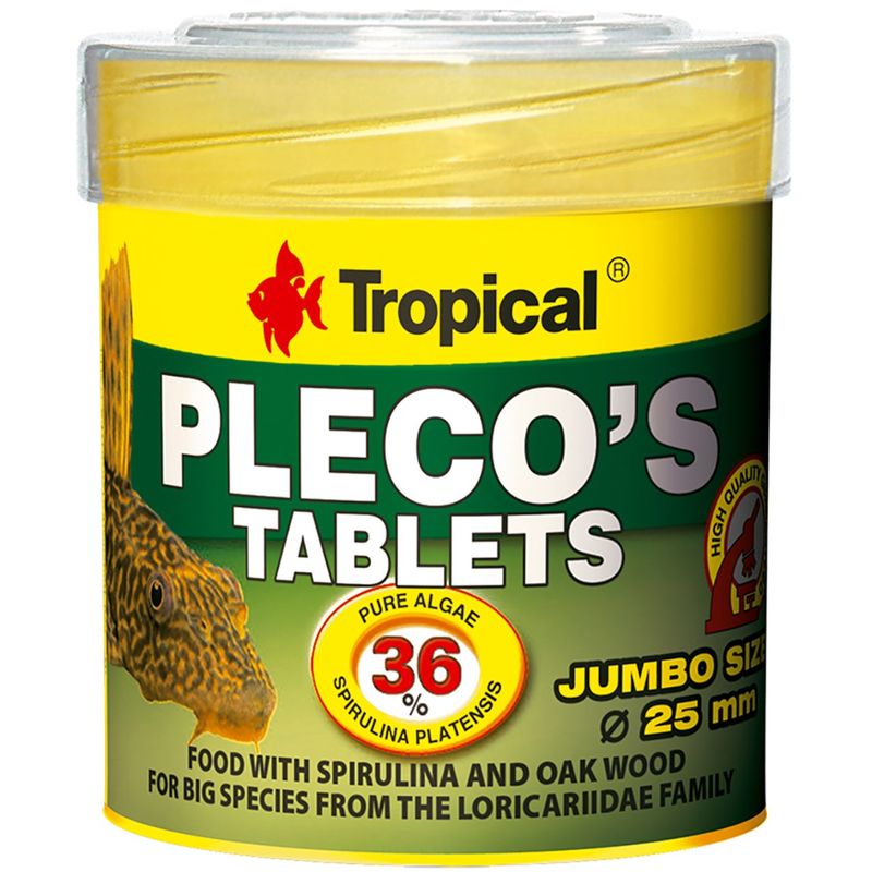 غذای ماهی تروپیکال مدل plecos tablets وزن 30 گرم