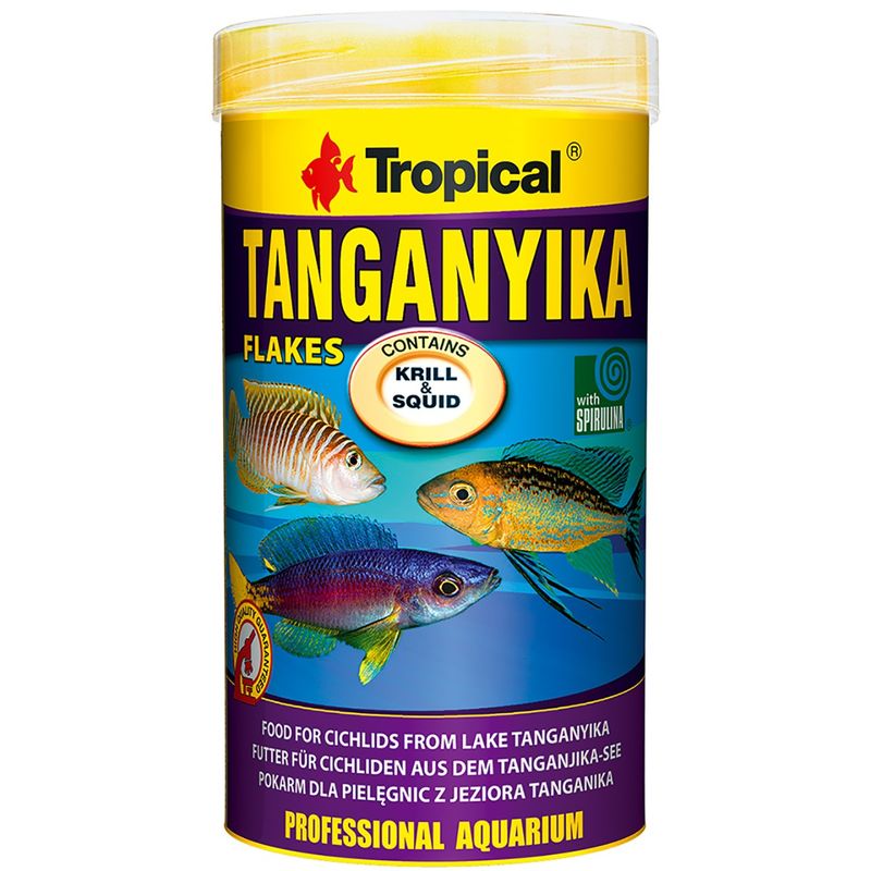 غذای ماهی تروپیکال مدل tanganyika وزن 50 گرم