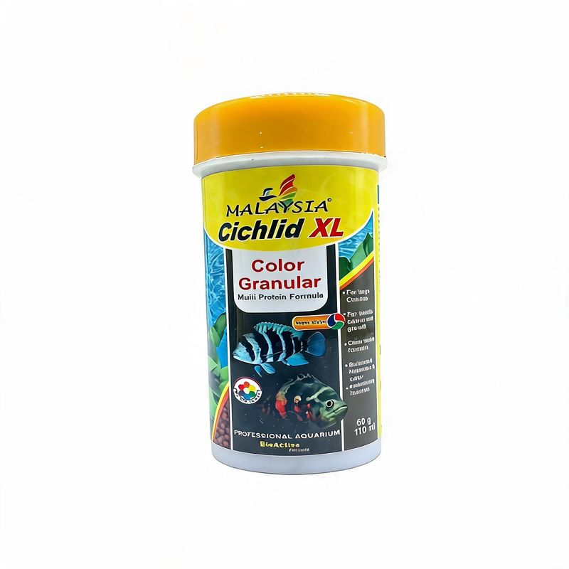غذای ماهی مالزی مدل cichlid xl وزن 60 گرم