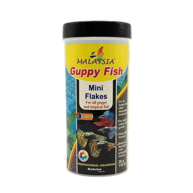 غذای ماهی مالزی مدل guppy fish وزن 26 گرم