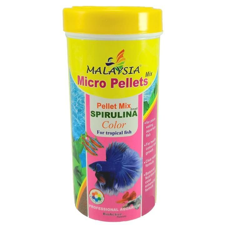 غذای ماهی مالزی مدل micro pellet mix وزن 50 گرم