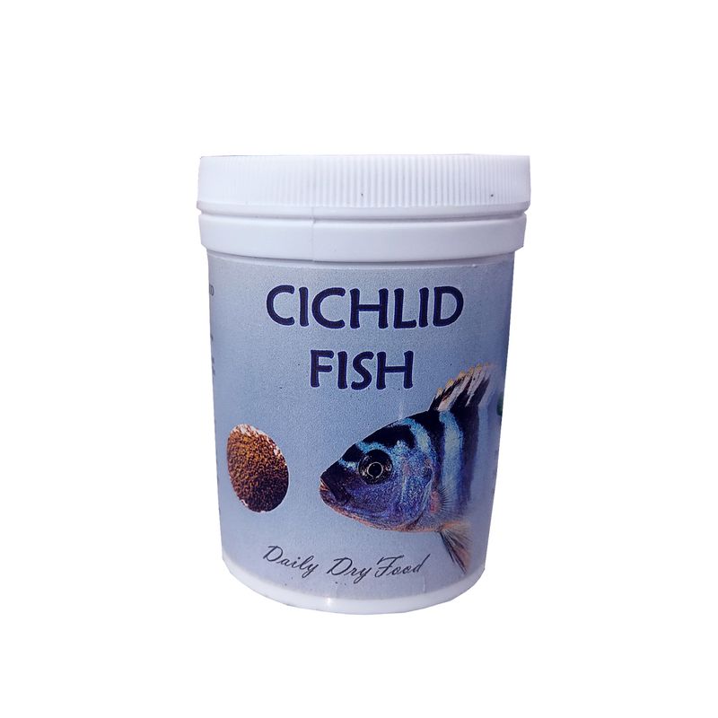غذای ماهی مدل cichlid وزن 150 گرم