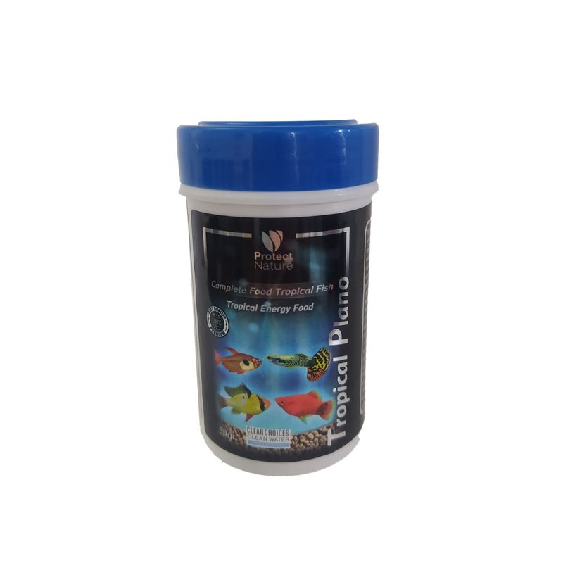 غذای ماهی پروتکت نیچر مدل tropical plano وزن 50 گرم