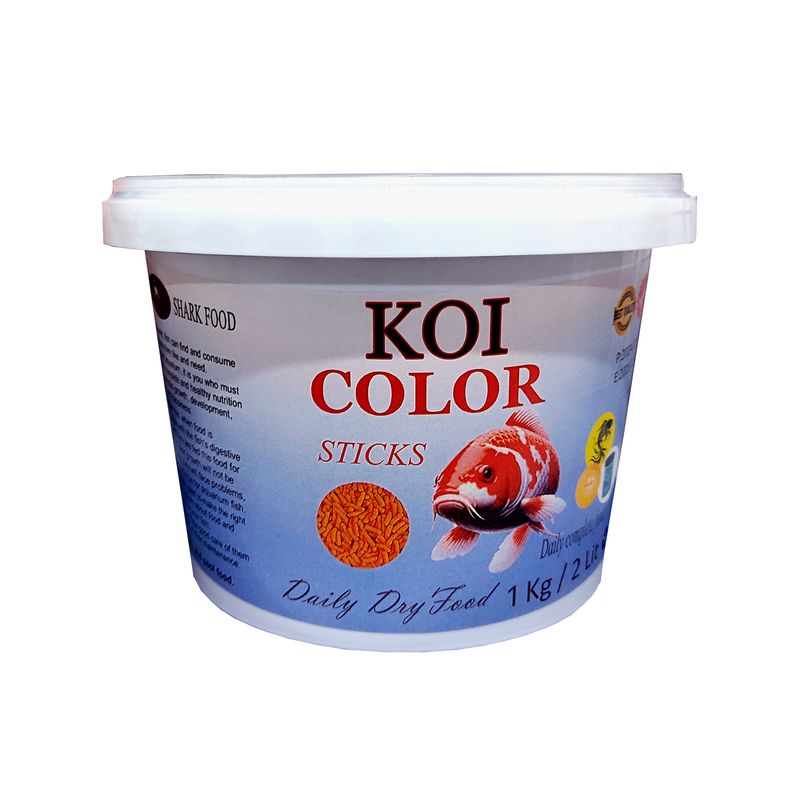 غذای ماهی کوی مدل color sticks وزن 750 گرم
